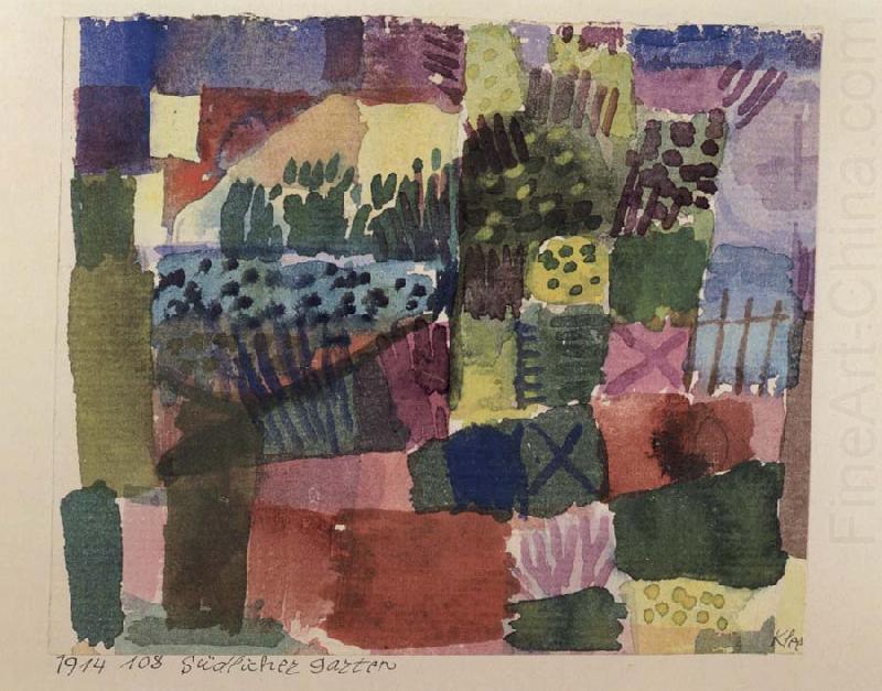 Paul Klee Southern Garden china oil painting image